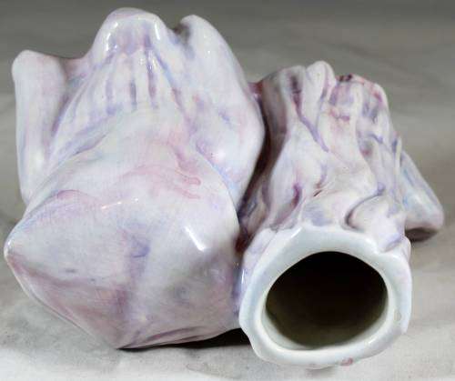 Purple Owl with Hollow Tree Stump