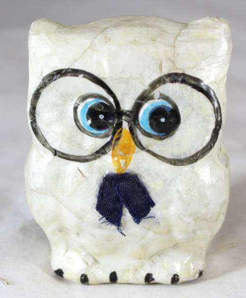 White Owl - Molded - Adorable!! - Bid Now!