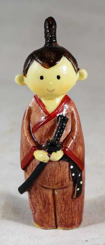 Miniature Chinese Man with a Sword- So Adorable!! - Bid Now!