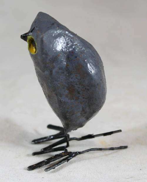 Owl with Metal Feet