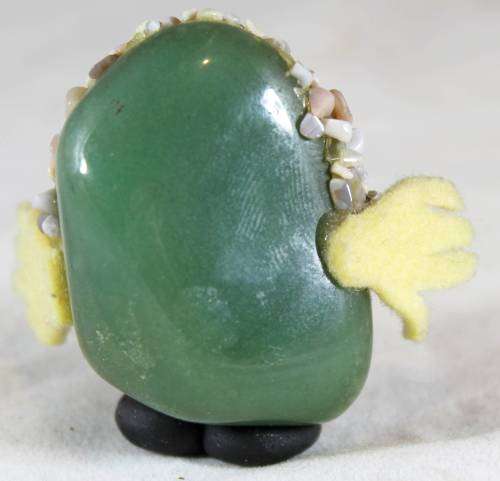 Stone Figure with Yellow Hands