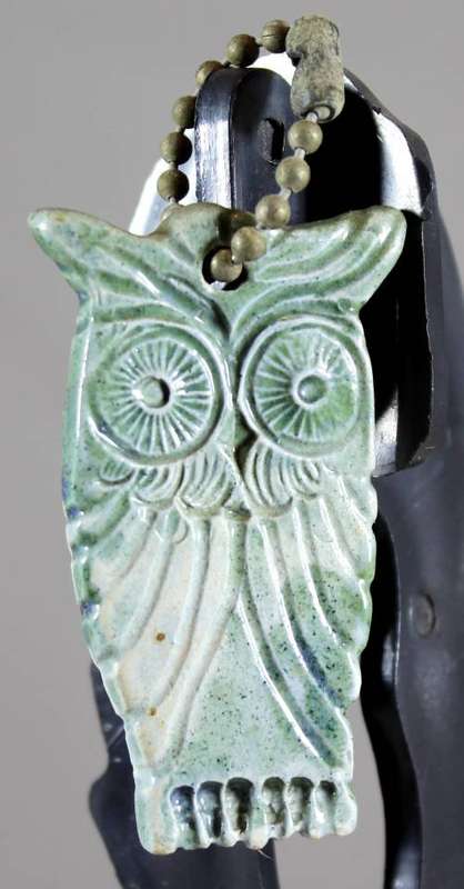 Owl Key Ring - Ceramic