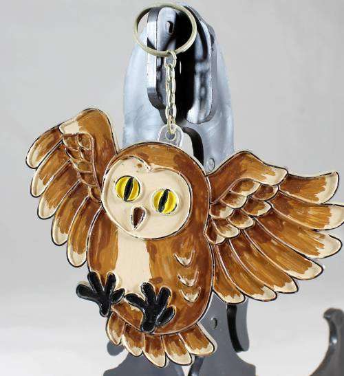 Owl Key Ring - Plastic
