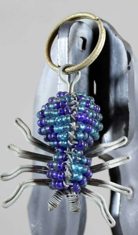 Spider Key Ring - Metal - Gorgeous!! - Bid Now!