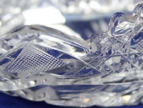 Cut Crystal Glass - Large Trinket Bowl - Absolutely Stunning!! - Bid Now!