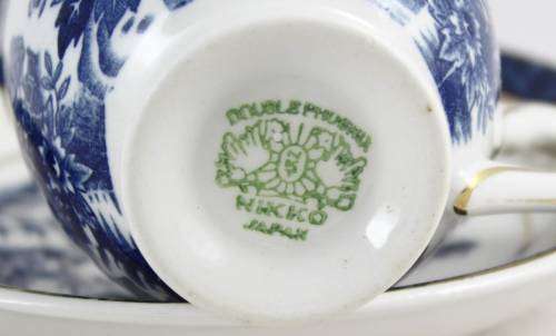 Nikko - Double Phoenix - Japan - Blue and White Duo