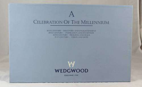 Wedgwood - A celebration of the millennium - pair of blue duos