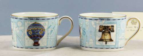Wedgwood - A celebration of the millennium - pair of blue duos