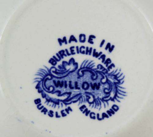 Burleigh Ware - Willow - Blue and White Bowl - Bid Now!!!