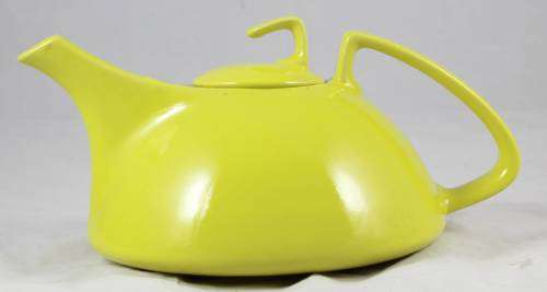 Funky Yellow Tea Pot - Beautiful!!- Bid Now!!!