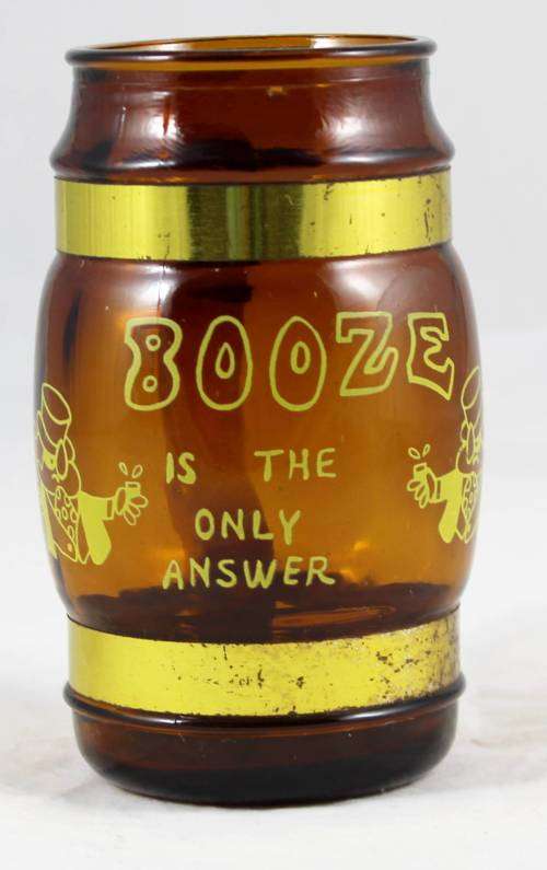 Booze is the only answer jug
