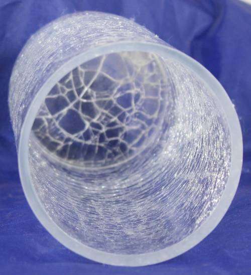 Crackle Glass - Tall Vase