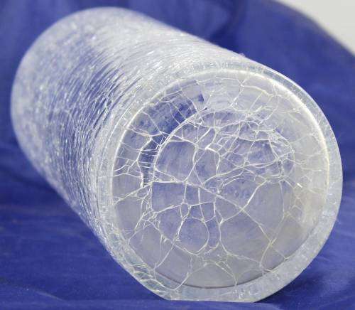 Crackle Glass - Tall Vase