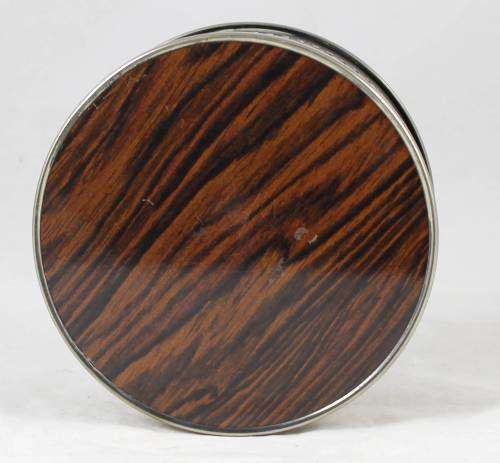 Silver Plated Holder - Wood-look Base