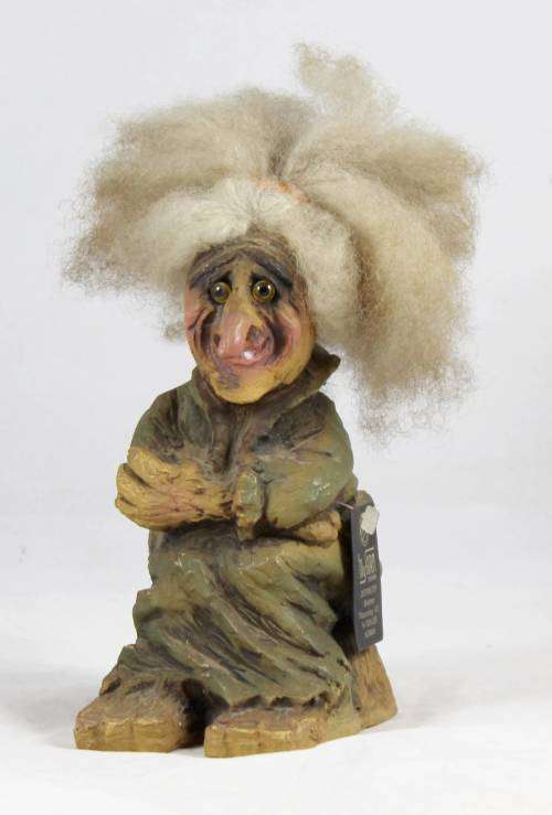 Trygve Torgersen - Hand Made Troll with Large Hair - Bid Now!!!