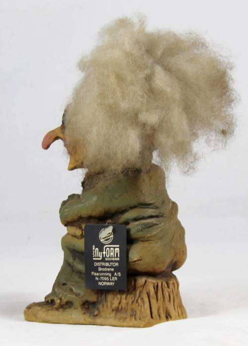 Trygve Torgersen - Hand Made Troll with Large Hair - Bid Now!!!