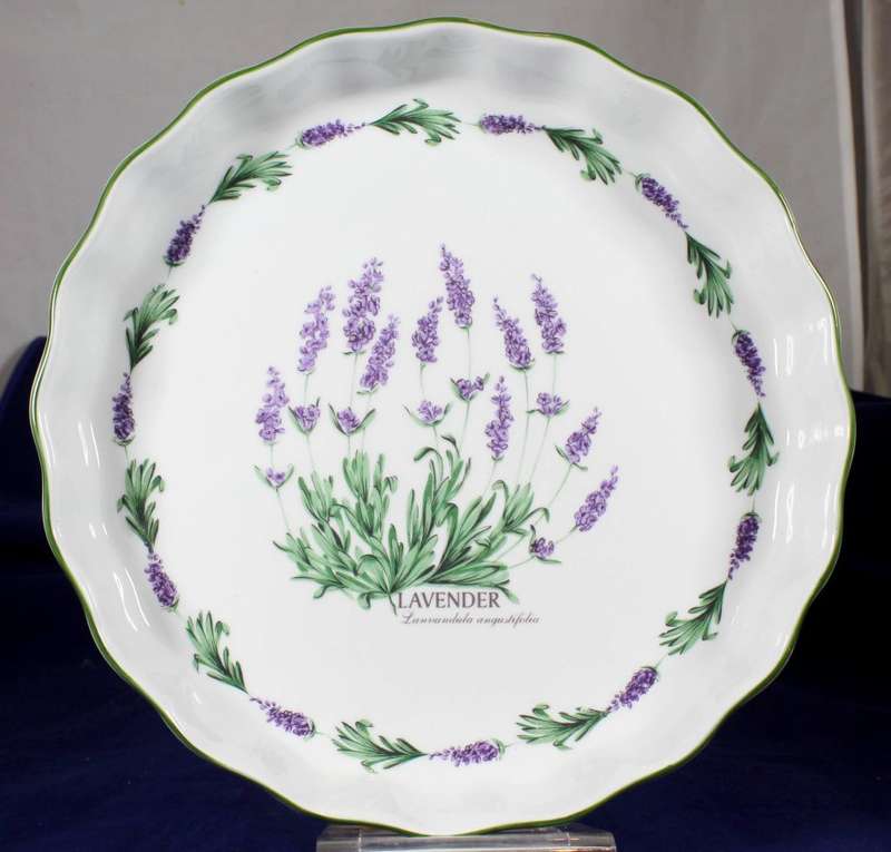 Wiesenthal - Lavender - Pie Dish - Bid Now!!!