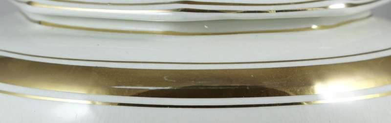 White lidded vase
