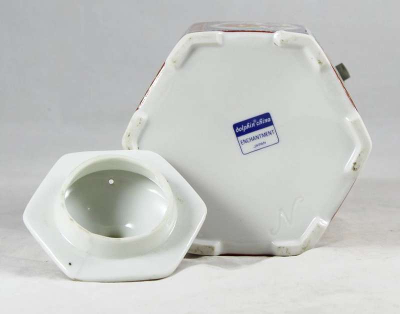 Dolphin china - Enchantment Japan - Tea pot with stove and burner
