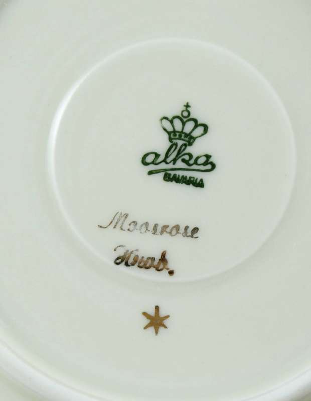 Alka - Bavaria Moosrose - Demitasse Duo