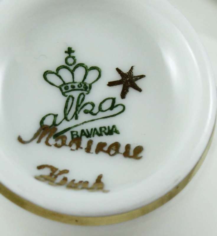 Alka - Bavaria Moosrose - Demitasse Duo
