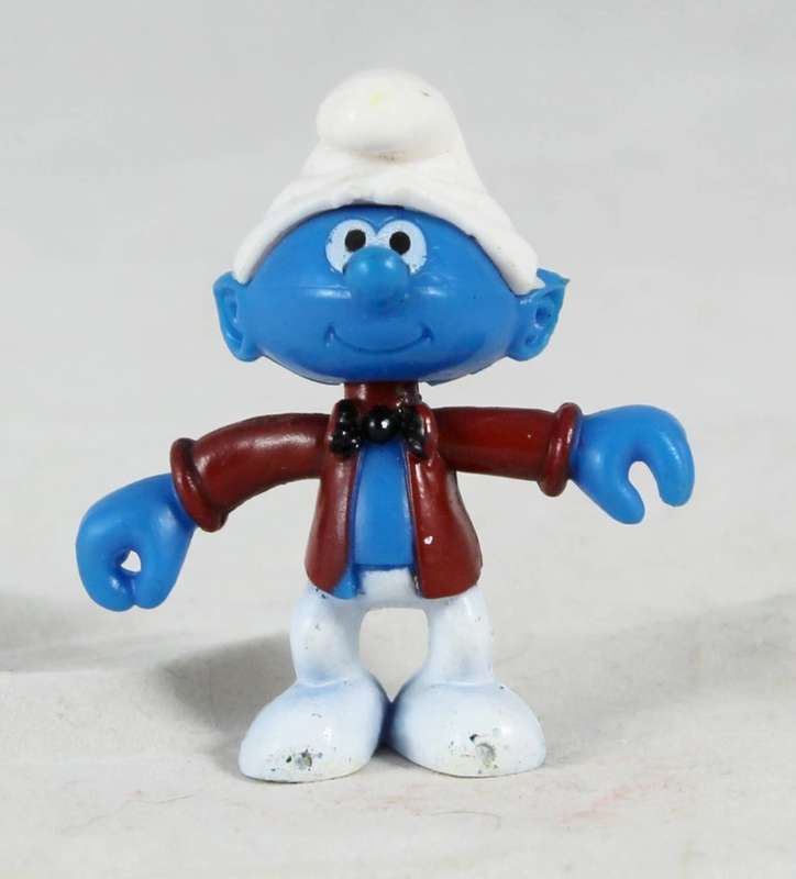 Smurfs - Smurf Wearing Jacket & Bow Tie - Bid Now!!!