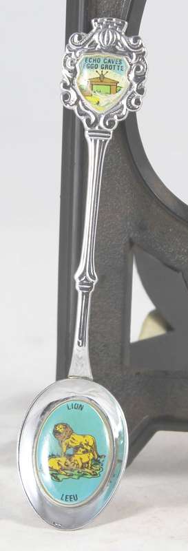 Souvenir spoon - Echo Caves, lion