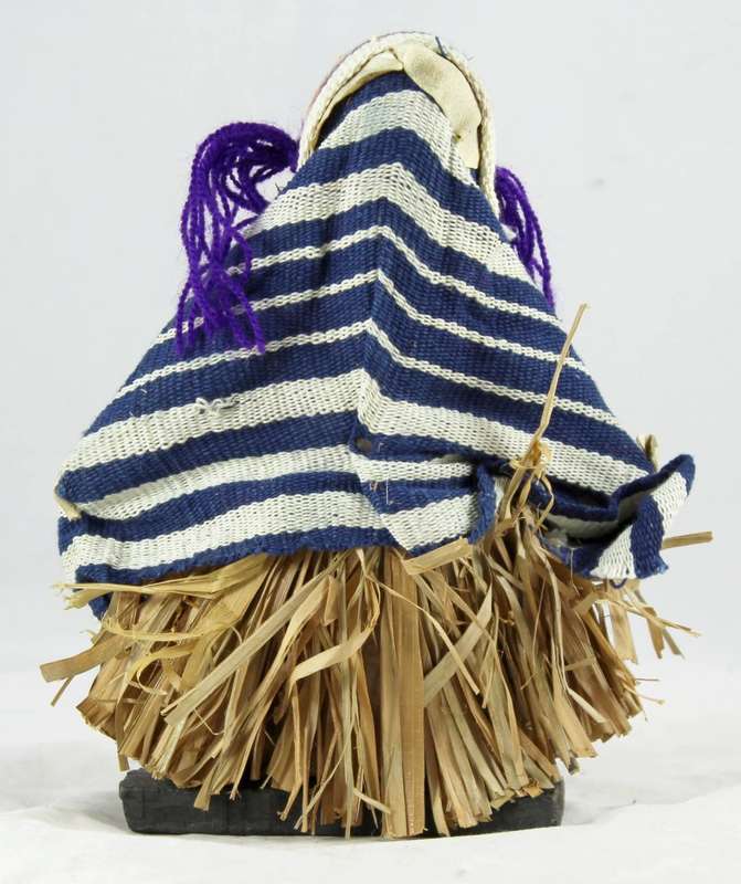 Dan Tribe - Masked Wooden Figurine - Ivory Coast