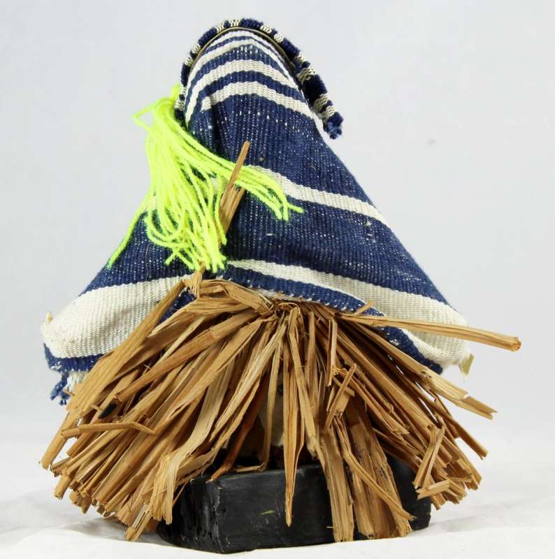 Dan Tribe - Masked Wooden Figurine - Ivory Coast