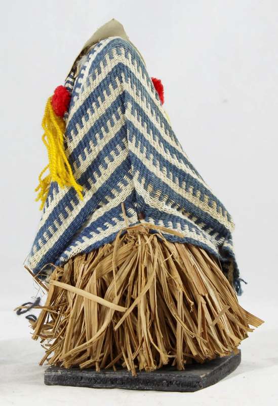 Dan Tribe - Masked Wooden Figurine - Ivory Coast