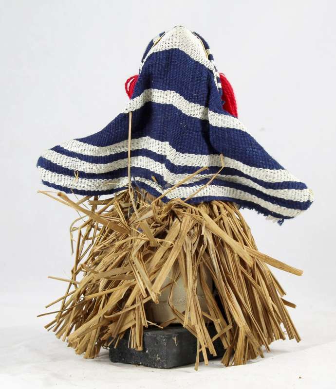 Dan Tribe - Masked Wooden Figurine - Ivory Coast