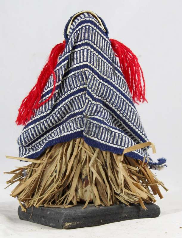 Dan Tribe - Masked Wooden Figurine - Ivory Coast