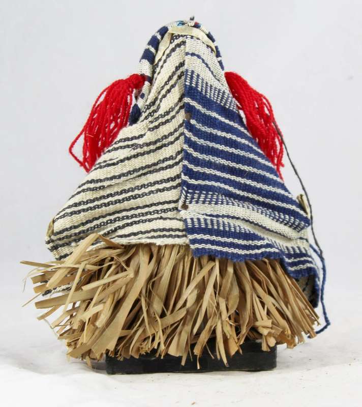 Dan Tribe - Masked Wooden Figurine - Ivory Coast