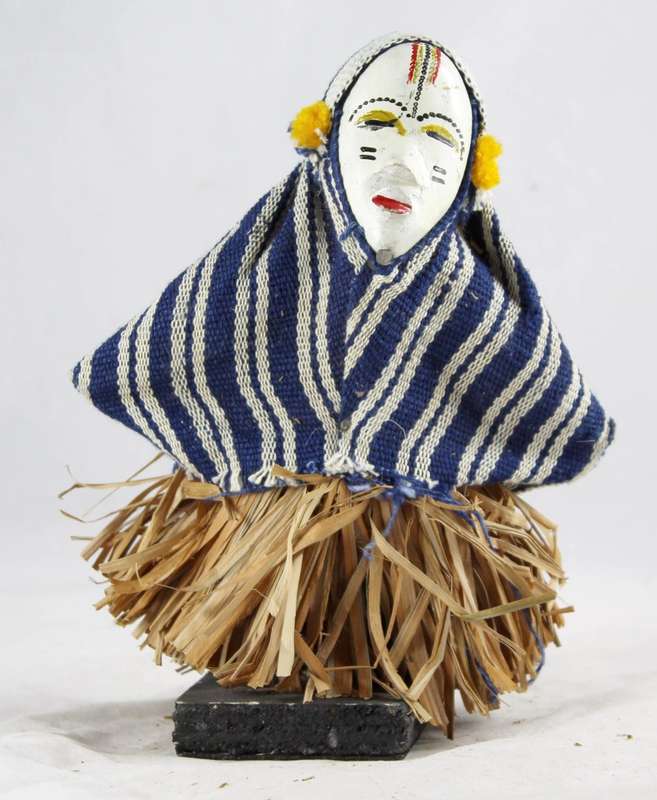 Dan Tribe - masked wooden figurine - Ivory Coast