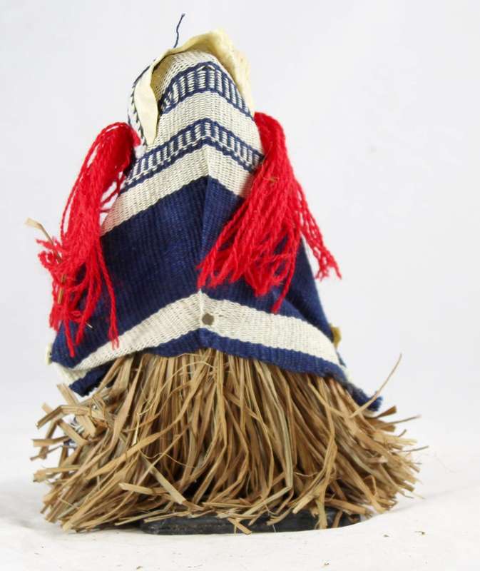 Dan Tribe - Masked Wooden Figurine - Ivory Coast