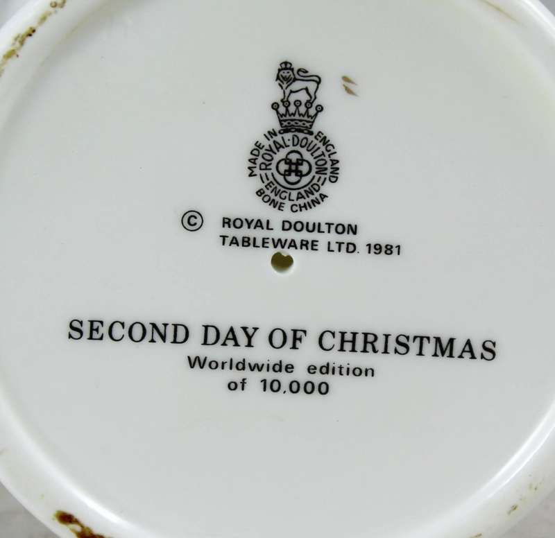 Royal Doulton - Second Day of Christmas - Chalice - Bid Now!!!