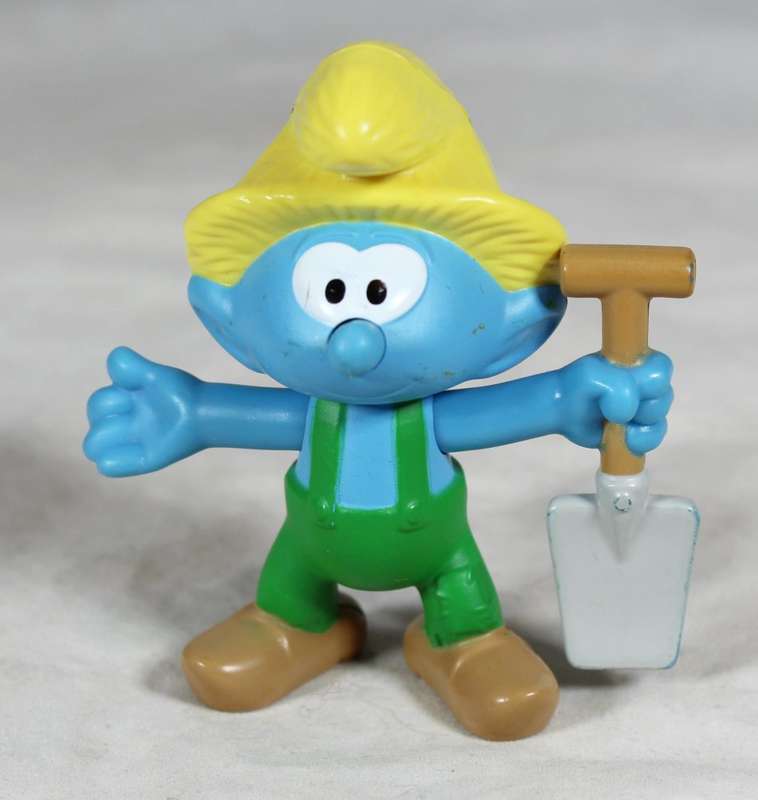 Smurfs - Smurf with shovel - A treasure! - Bid Now!!!