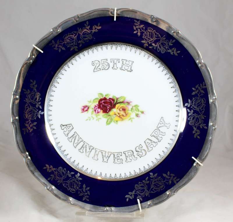Royal Avon 25th Anniversary wall plate - Beautiful!