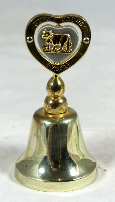 Cotfer - Switzerland - Brass table bell - Beautiful! - Bid Now!