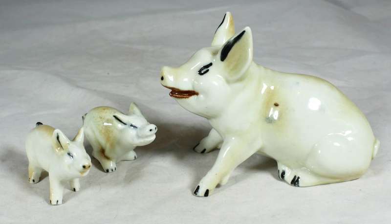 Pig family - A stunning set!! - Bid Now!!!