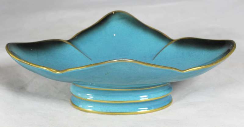 Carltonware - Bleu Kogale - Footed bowl - Beautiful!! - Bid Now!!