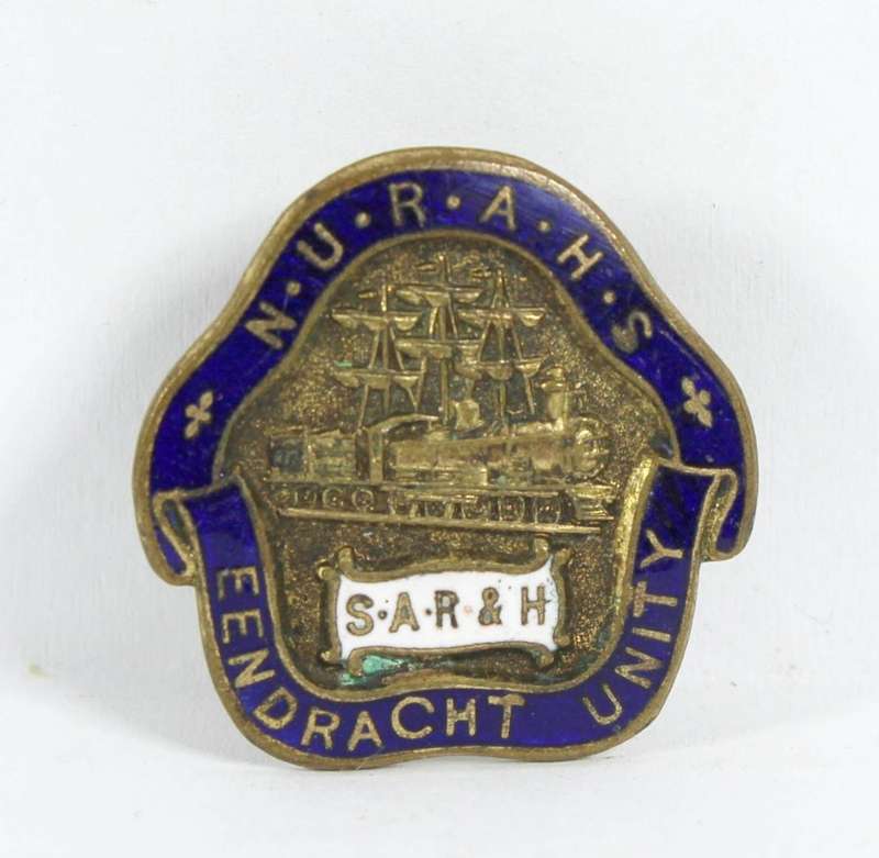 South African Railways Eendracht Unity badge - A treasure!! - Bid now!!