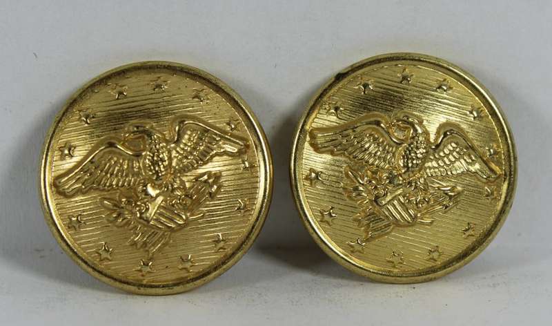 Pair of Eagle buttons