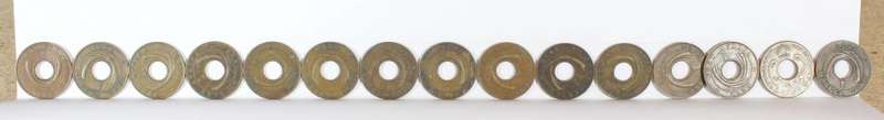 British East Africa 1c King George V coins - set of fifteen