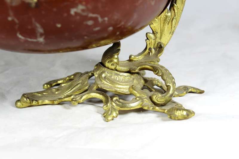 Brass hanging bowl with Cherub