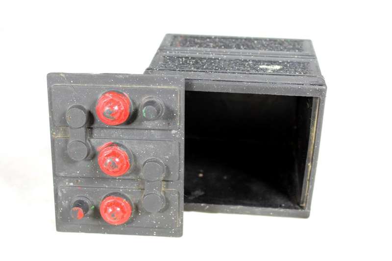 Vintage prestolite battery - salesman sample desk organizer
