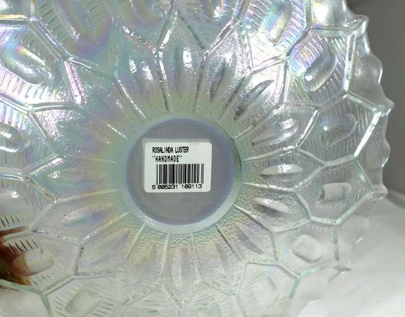 Rosalinda Lustre glass fruit bowl