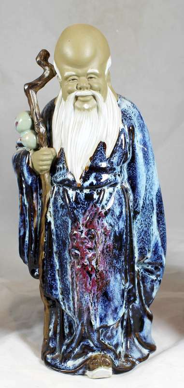 Chinese Immortal trio mud men set - Fu, Lu and Shou