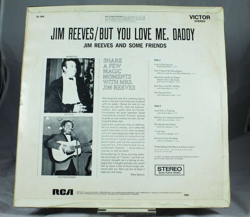 Jim Reeves - But you love me , Daddy - RCA 1969