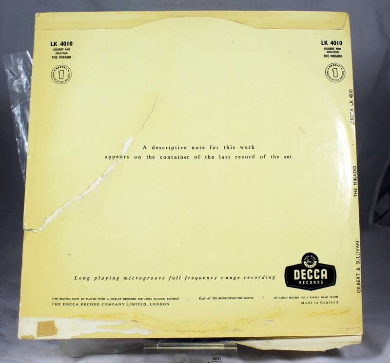 The Mikado - Gilbert & Sullivan - Record one & two